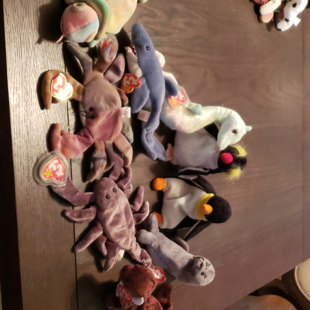 Sea themed Beanie babies